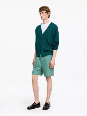 Short décontracté à enfiler - Vert — photo 2