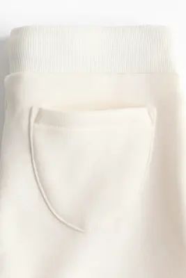 Pantalon jogger de sport Loose Fit à jambes larges - Ivoire — photo 4