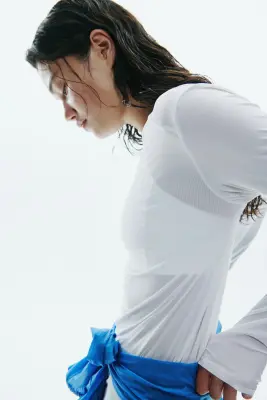 Top de sport DryMove™ - Blanc — photo 4
