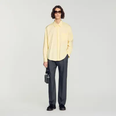 Chemise oversize en coton