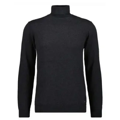 RAGMAN COL ROULE GRANDE LONGUEUR Anthracite — photo 1