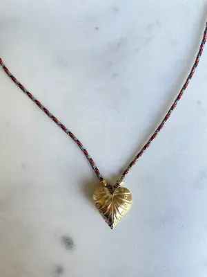 Nouveau ! ROOM SERVICE JEWELRY Collier Lucky Heart Rainbow — photo 3
