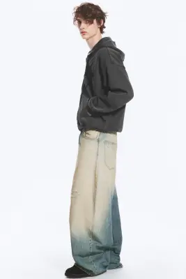 VOID JEAN BAGGY TAILLE BASSE - Honey Blue - Bleu moyen — photo 3