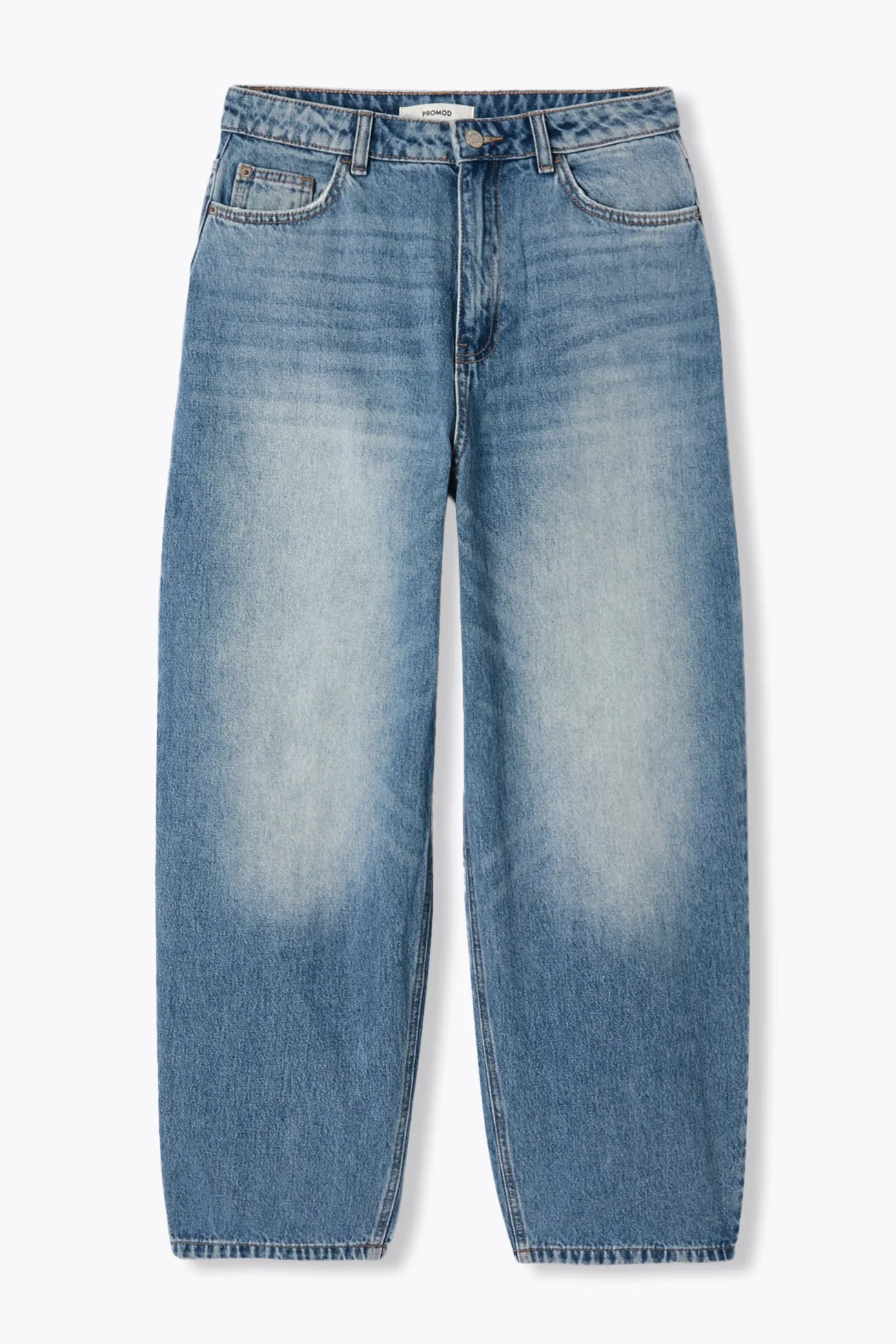 LEO jean barrel taille haute
