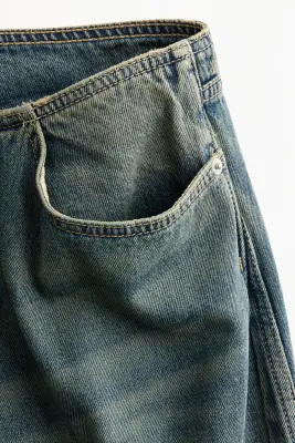 Baggy Low Jeans - Bleu denim — photo 3