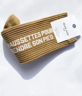 Chaussettes Pour prendre son pied - Félicie Aussi — photo 3