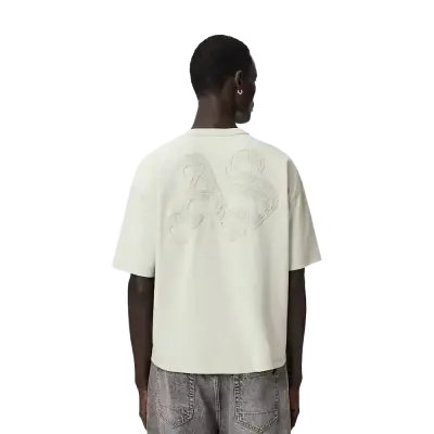 ALLSAINTS Insignia Short Sleeve Cotton T-Shirt Sea Green — photo 2