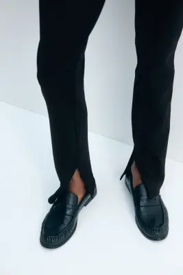 MAMA Pantalon en jersey romanite - Noir — photo 3