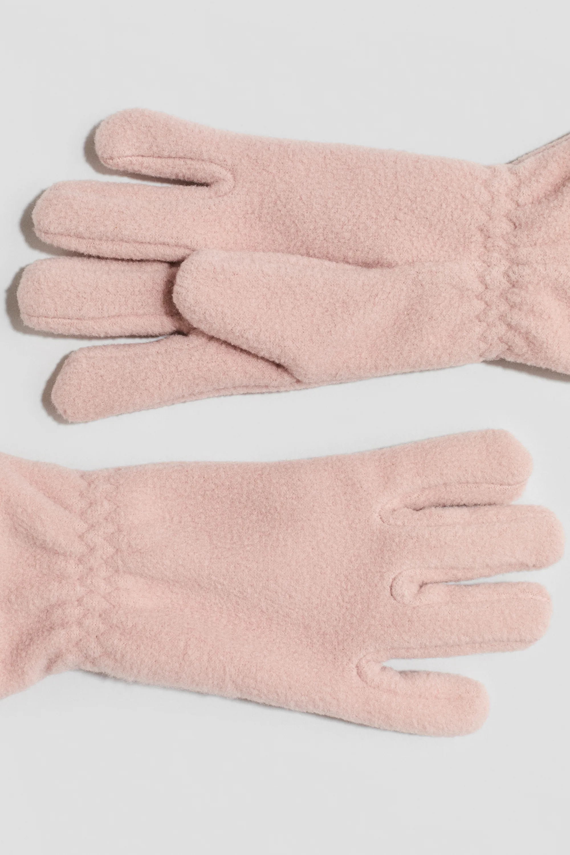 Gants en polaire - Rose clair