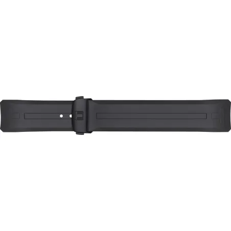 Bracelet caoutchouc noir boucle déployante titane pour Tissot Touch Connect solar T603046211