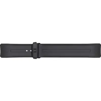 Bracelet caoutchouc noir boucle déployante titane pour Tissot Touch Connect solar T603046211