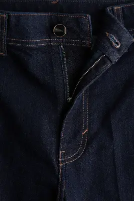Wide High Jeans - Bleu denim foncé — photo 5