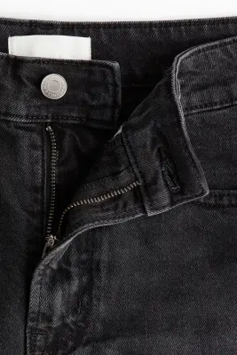 Short en denim - Noir délavé — photo 4