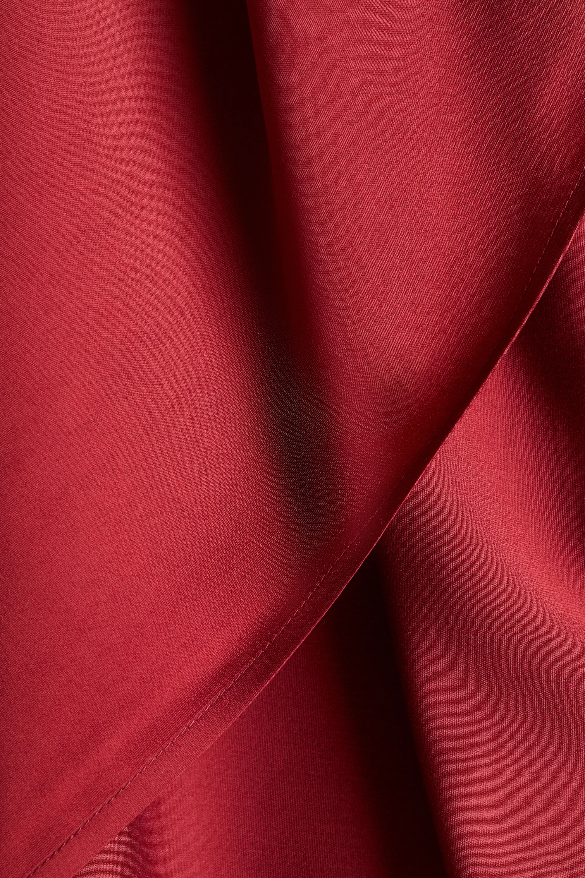 Robe maxi avec dos nu - Rouge foncé