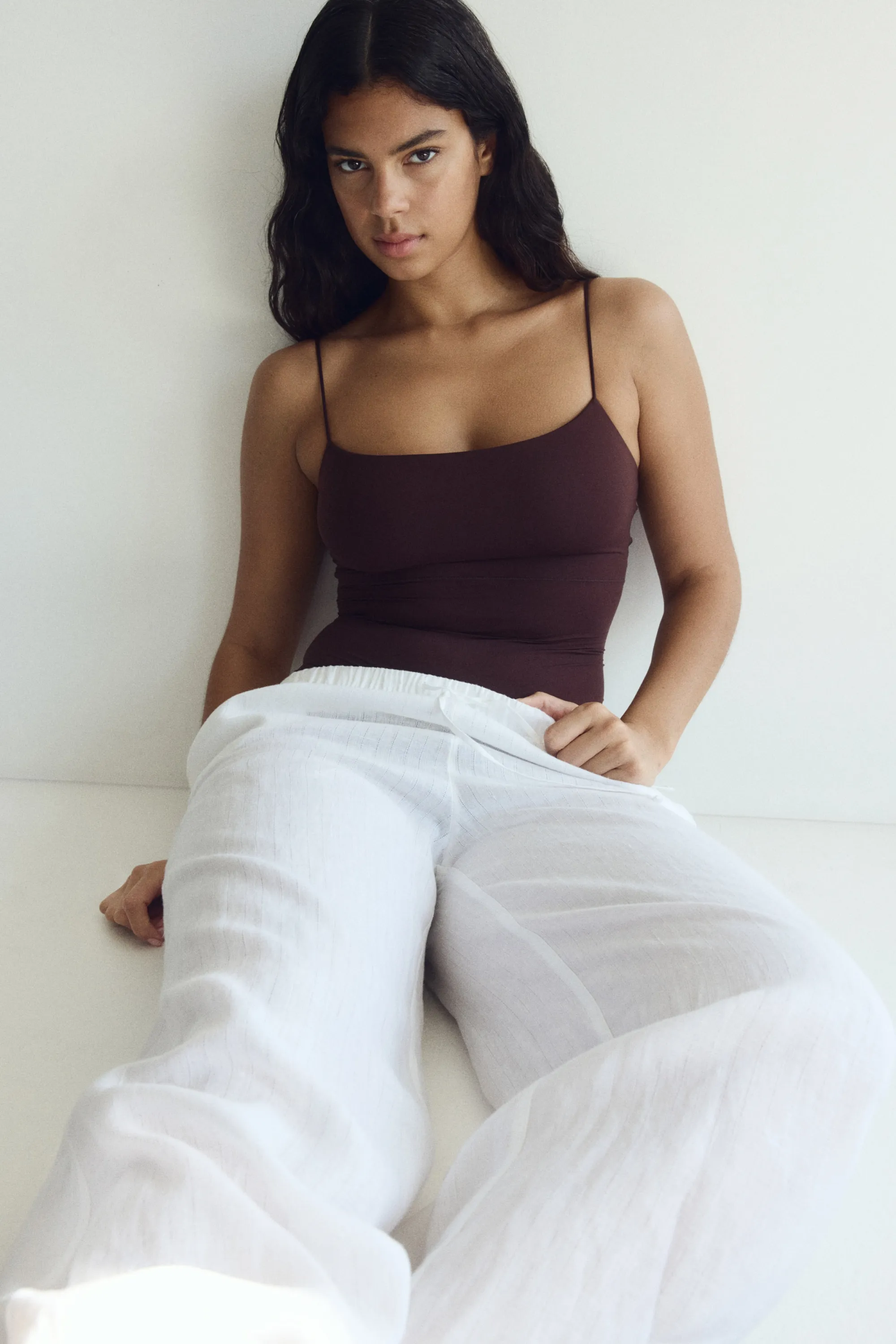 Body string Seamless - Marron foncé