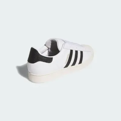 Chaussure adidas Superstar adv – White/Black/Gold — photo 4