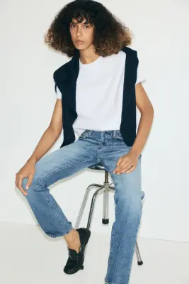 T-shirt en coton interlock - Blanc — photo 1