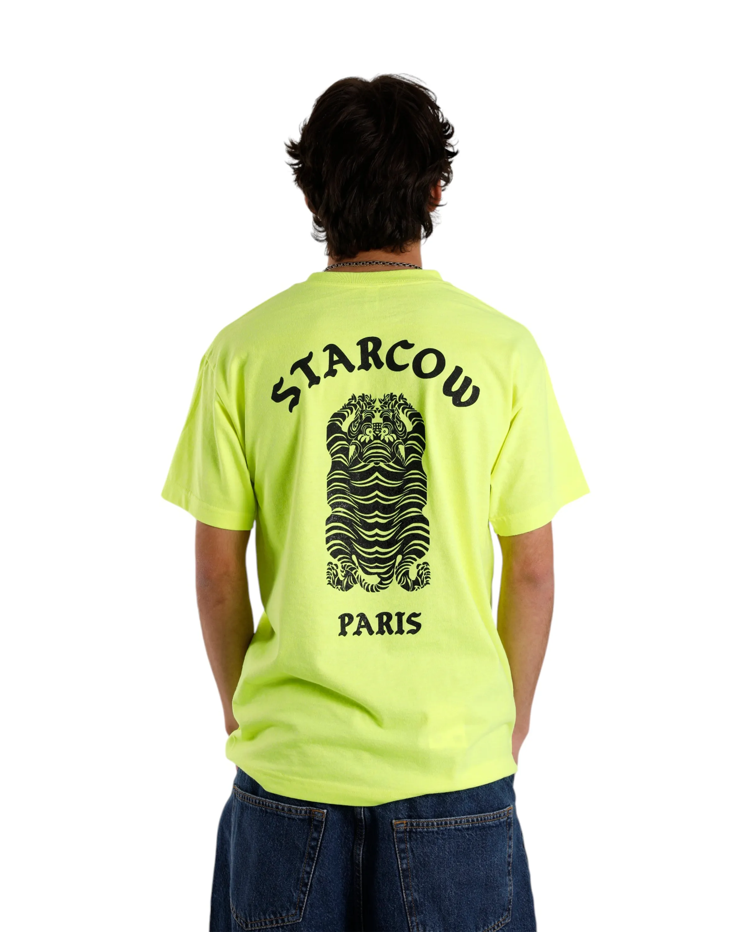 Tiger Tee Lime Black