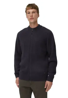 CAMEL ACTIVE GILET LAINE FULL ZIP Marine — photo 2