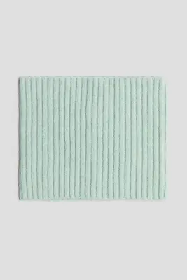 Snood en maille côtelée - Vert menthe — photo 2