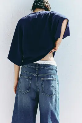 Short Bermuda en denim - Bleu denim — photo 3