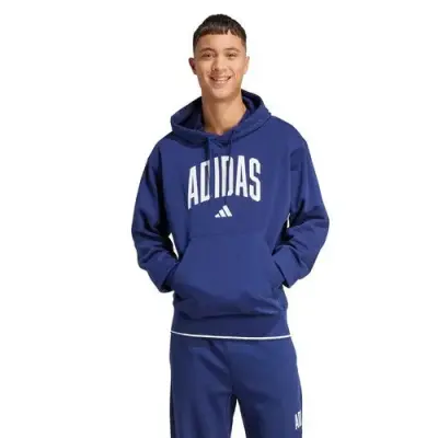 ADIDAS SWEAT ADIDAS GRANDE LONGUEUR Marine — photo 1