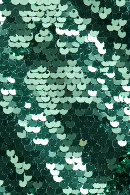 Robe à sequins avec dos ouvert - Vert émeraude — photo 4
