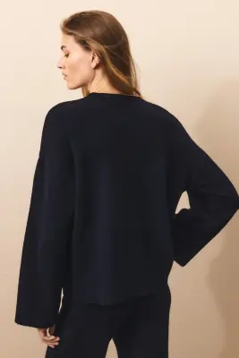 Pull - Bleu marine — photo 3