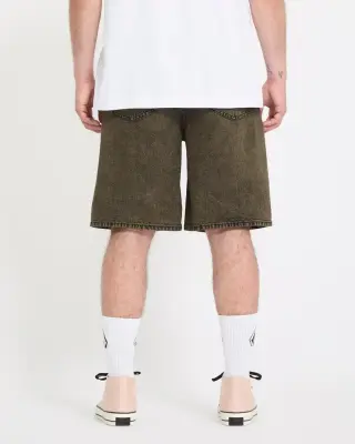 Short volcom billow denim 22 – sage leaf — photo 3