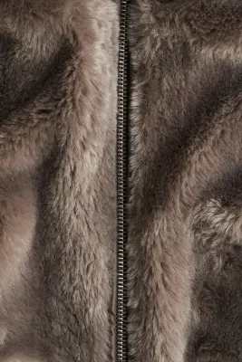 Veste oversize - Beige foncé — photo 4