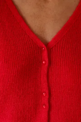 Serena Mohair Sweater - Red — photo 5