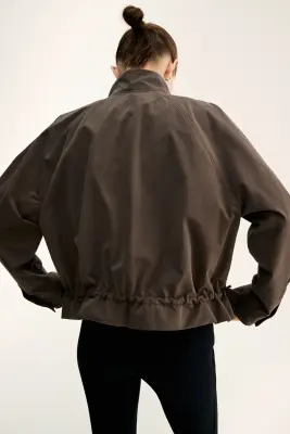 Veste en twill de coton - Marron — photo 4