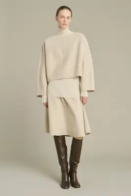 PULL HORA ÉCRU/GRIS — photo 3