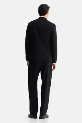 Veste Regular Fit à fermeture croisée - Noir — photo 4