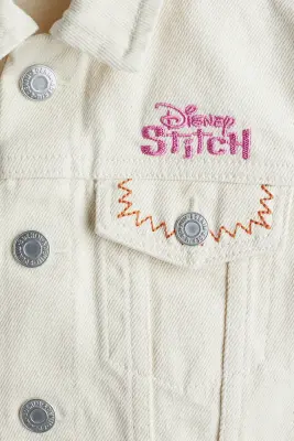 Veste en denim imprimé - Blanc/Lilo et Stitch — photo 2