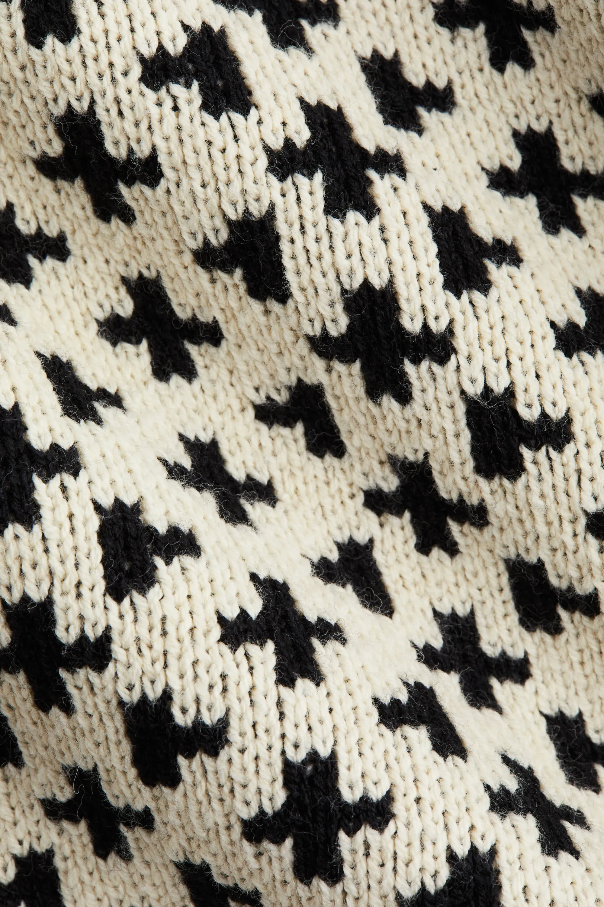 Pull en maille jacquard - Beige clair
