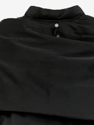 Veste avec écharpe Upcycled Down - Noir — photo 2