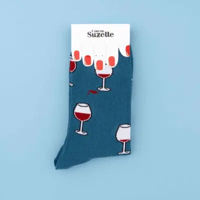 Chaussettes Vin – Coucou Suzette — photo 2