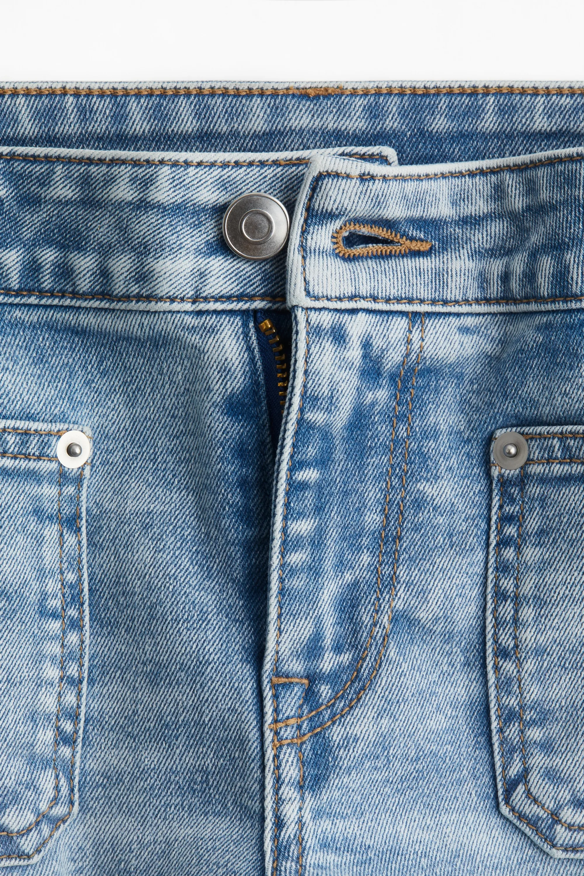 Flared Ankle Jeans - Bleu denim clair