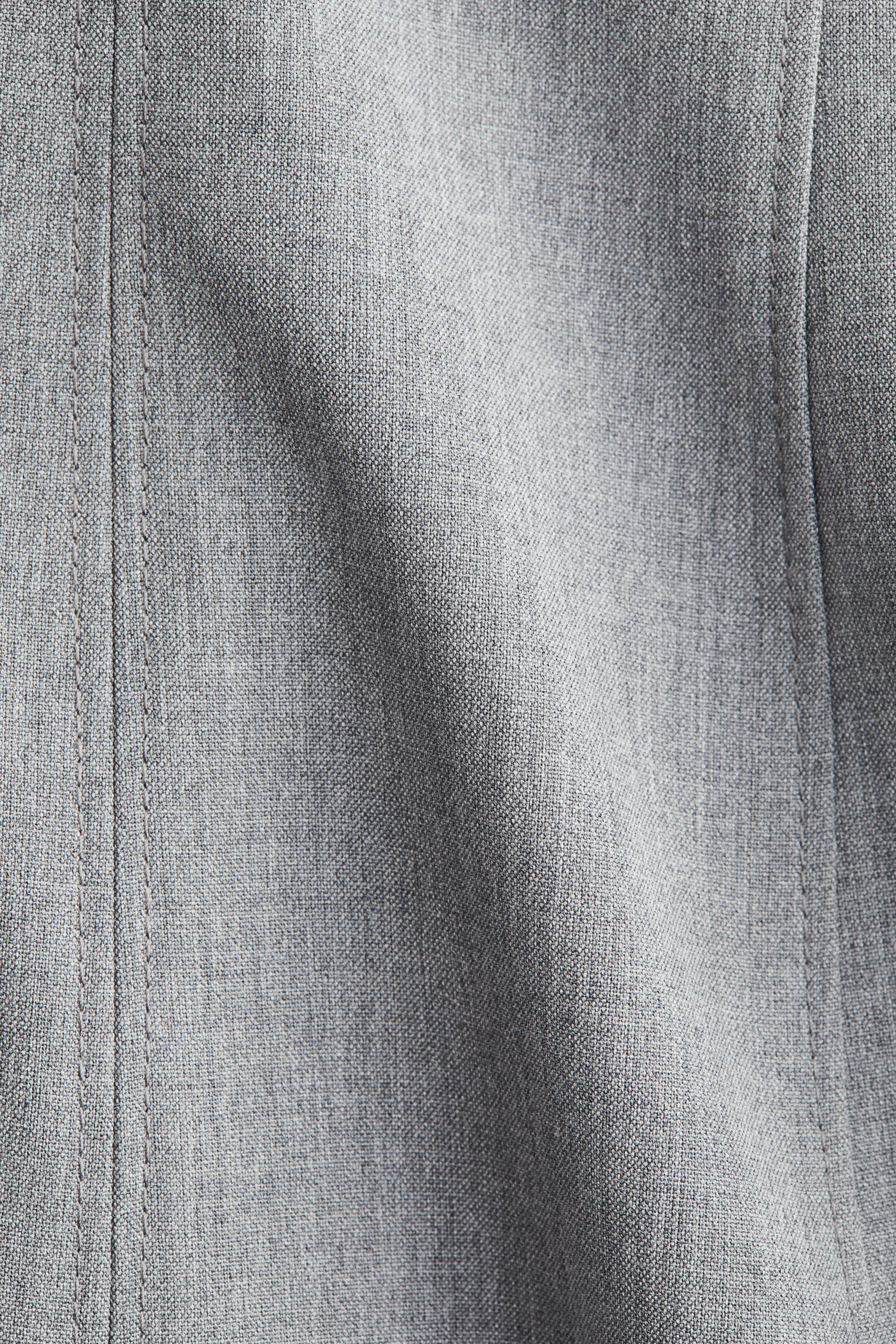 Robe avec jupe évasée - Gris
