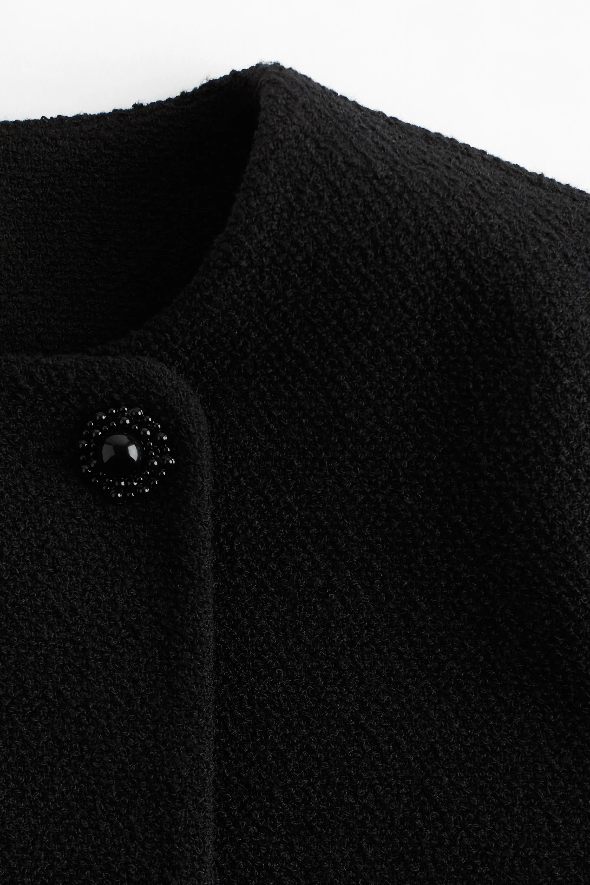 Veste à fermeture croisée - Noir