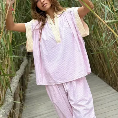 Pretty Blouse Pink - ROSE CARMINE — photo 2
