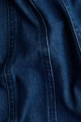 Robe midi en denim - Bleu denim — photo 3