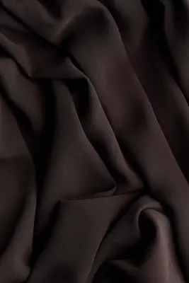 Jupe maxi en mousseline - Marron foncé — photo 4