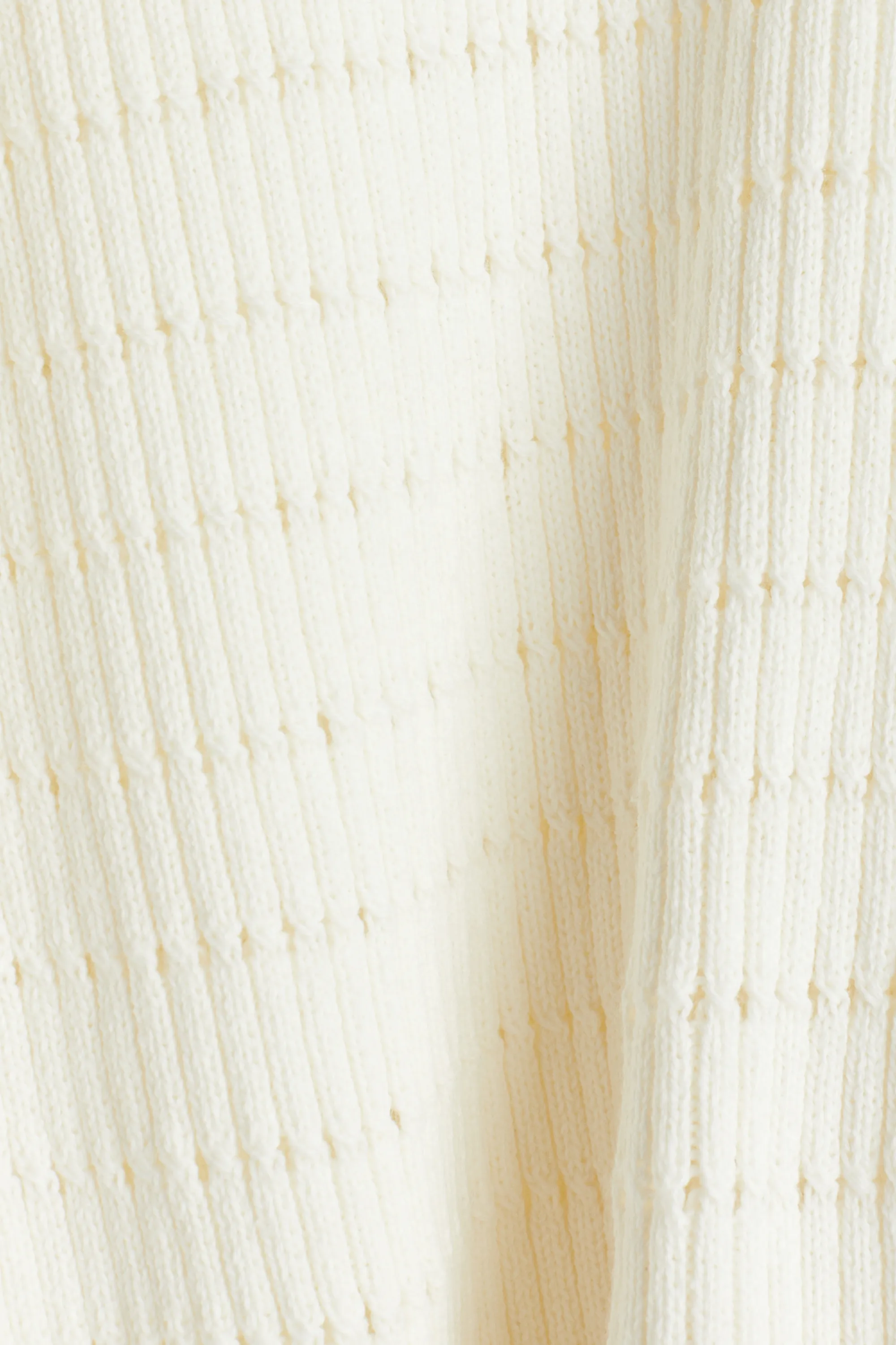 Pull à motif ajouré - Crème
