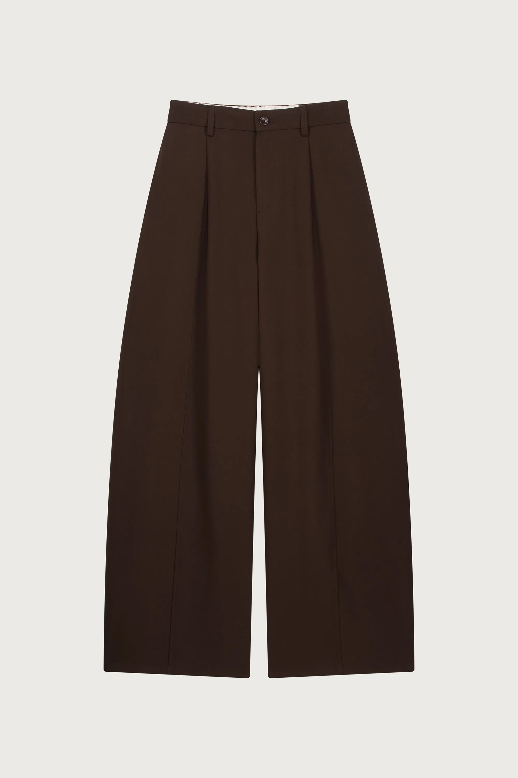 PANTALON BAREL À PLIS