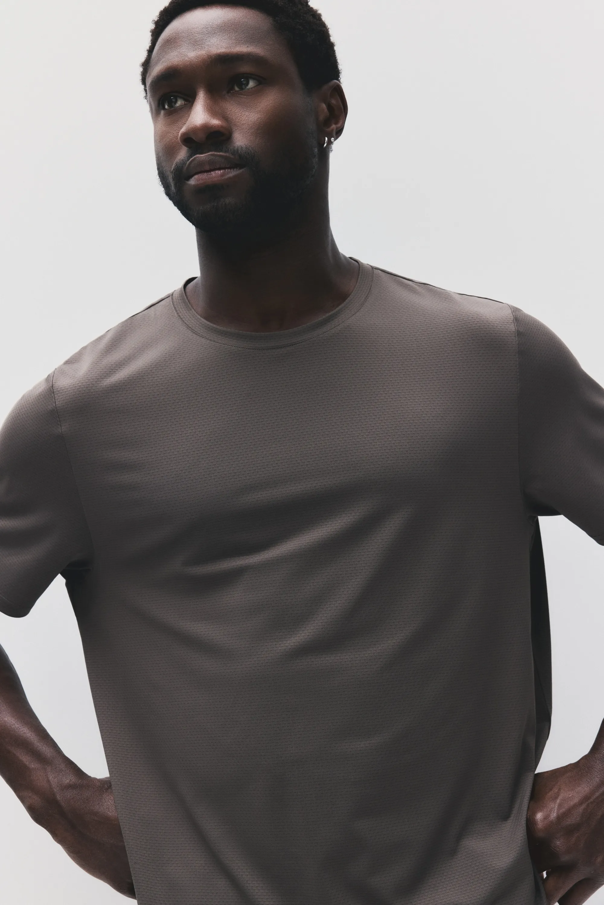 T-shirt de sport en mesh DryMove™ - Marron