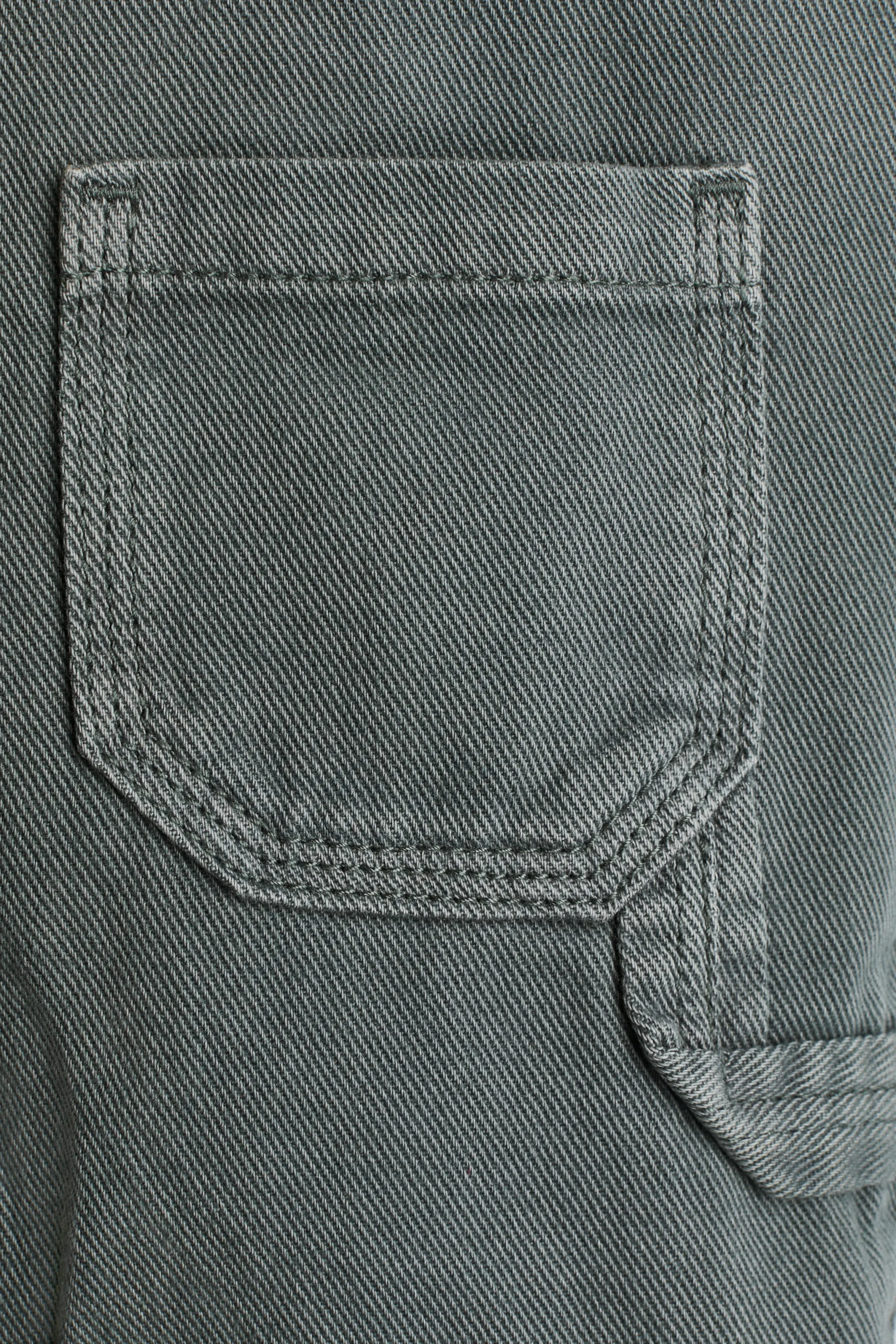 Salopette en denim - Vert ancien