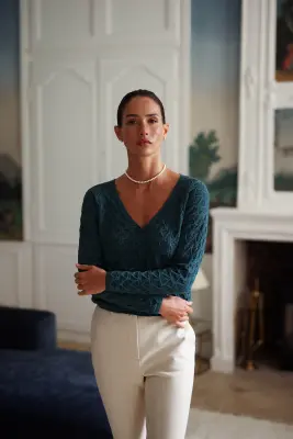 Ninon Knit Sweater - Sea green — photo 2