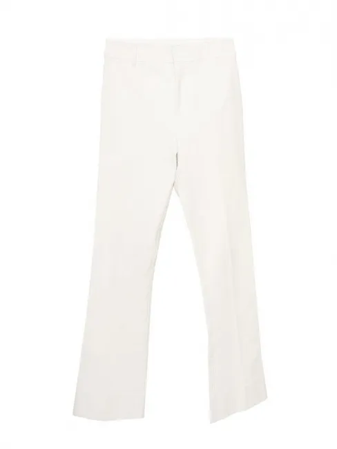 Pantalon droit stretch blanc vif Prix boutique 970€ Taille XS